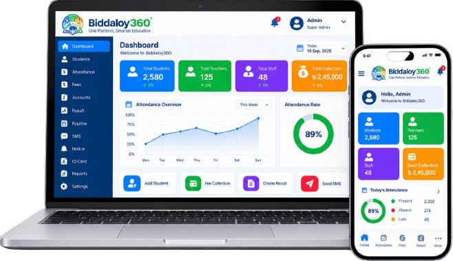 Biddaloy360 dashboard